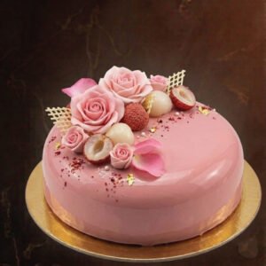 Rose & Lychee Mousse